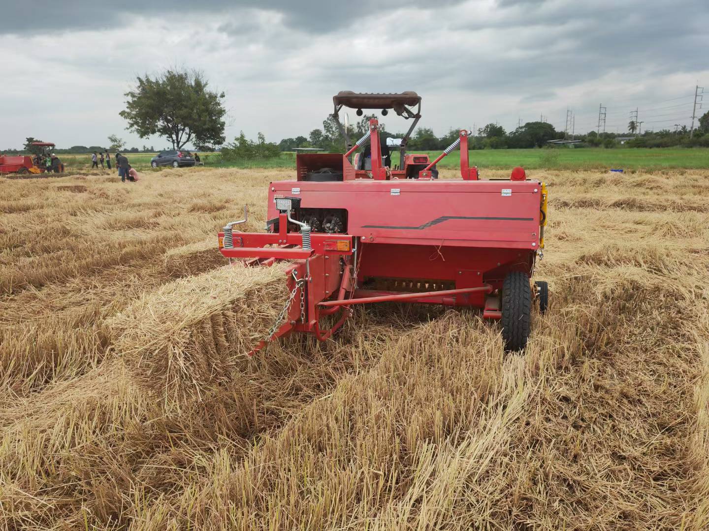 Square Straw Baler